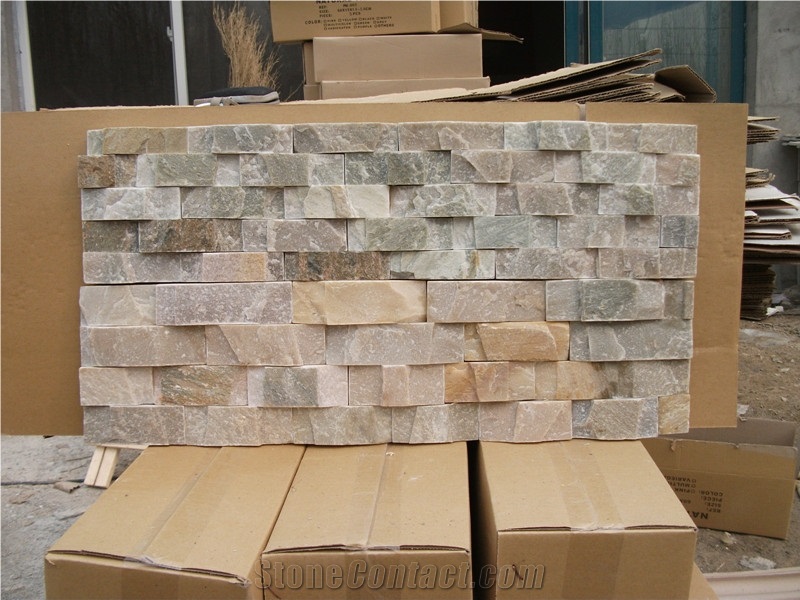 Natural Slate Cultured Stone, Culture Stone Beige Slate Cultured Stone