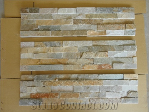 Natural Slate Cultured Stone, Culture Stone Beige Slate Cultured Stone