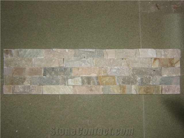 Natural Slate Cultured Stone, Culture Stone Beige Slate Cultured Stone