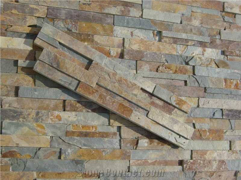 Natural Slate Cultured Stone, Culture Stone Beige Slate Cultured Stone