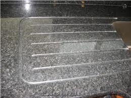 Natural Stone Drainboard Granite Kitchen Countertops