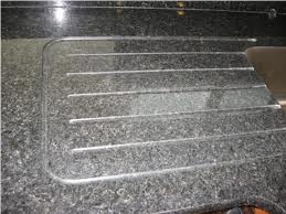 Natural Stone Drainboard Granite Kitchen Countertops