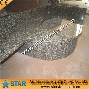 Polished Granite Countertop, Chinese Grantie Black Granite Countertop Polished Granite Countertop, Chinese Grantie Black Granite Countertop
