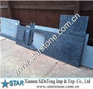 Polished Granite Countertop, Chinese Grantie Black Granite Countertop