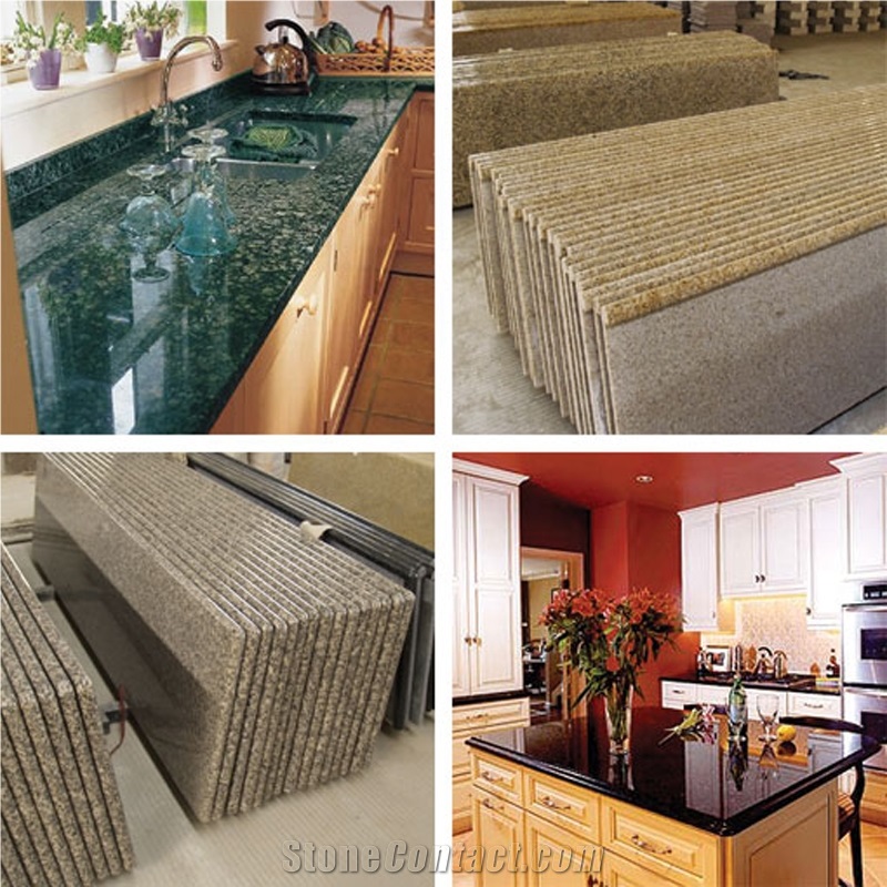 Polished Granite Countertop, Chinese Grantie Black Granite Countertop