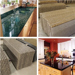 Polished Granite Countertop, Chinese Grantie Black Granite Countertop
