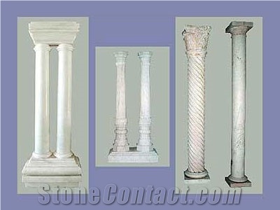 Polished Marble Columns