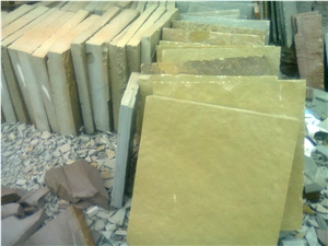 Kota Stone Brown Limestone Cobble & Pavers
