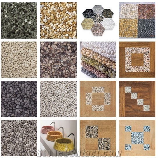Pebble Stone Mosaic Tiles