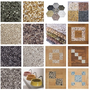Pebble Stone Mosaic Tiles