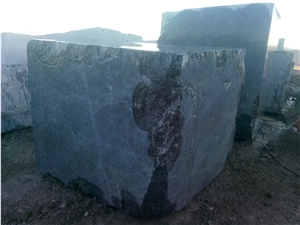 Dark Olive Marble Block