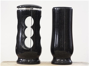 China Absolute Black Granite Monumental Lantern
