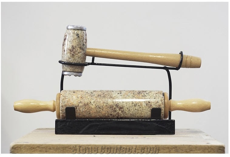 Kashmir Gold Granite Kitchen Rolling Pin