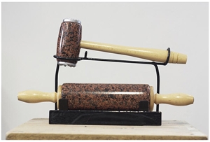 Red Granite Rolling Pin, Stone Kitchen Accessories, Balmoral Red Granite Kitchen Accessories
