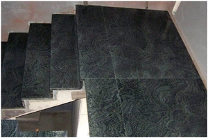 Verde Sao Francisco Granite Stairs