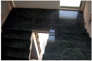 Verde Sao Francisco Granite Stairs