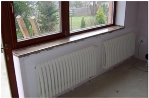 Window Sills with Shiwakashi Yellow Granite