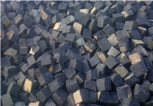 Black Basalt Cube Stone