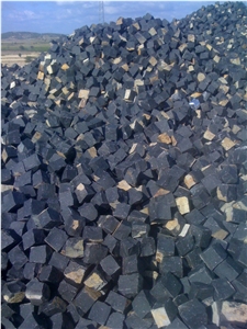 Black Basalt Cube Stone