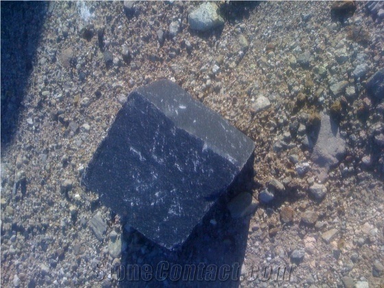 Black Basalt Cube Stone