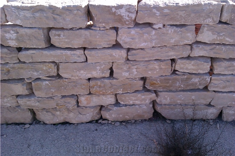 Yellow Marble Stone Wall Bicks