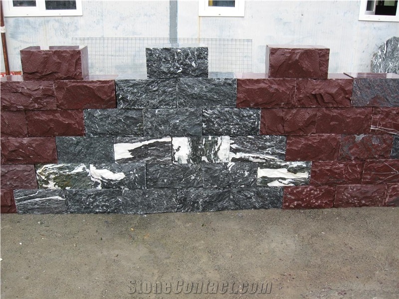 Yellow Marble Stone Wall Bicks