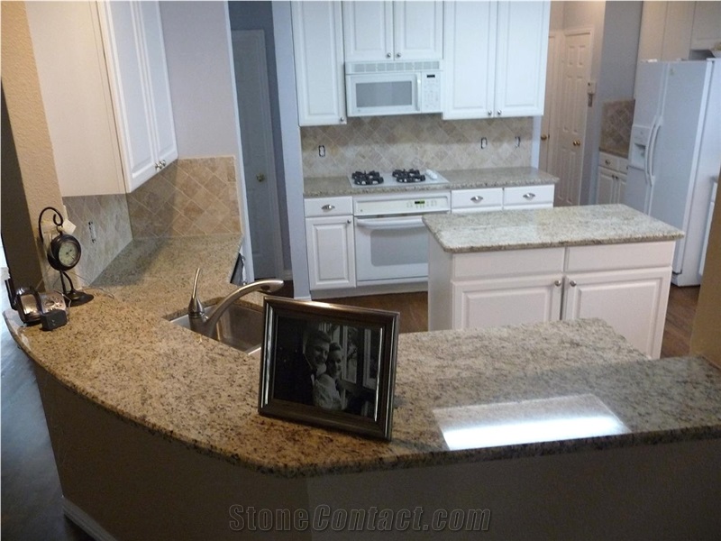 Golden Yellow Granite Kitchen Countertop