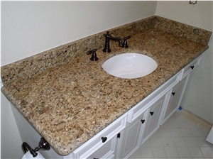 Golden Yellow Granite Kitchen Countertop
