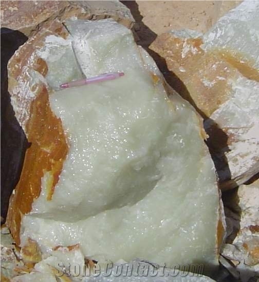 Green Onyx Block, Iran Green Onyx