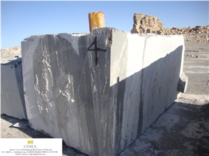 Pietra Gray Marble, Iran Grey Marble Block