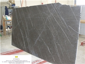 Pietra Gray Marble, Iran Grey Marble Block
