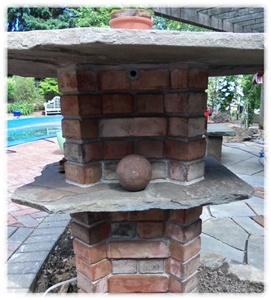 Flagstone Patio Table Design