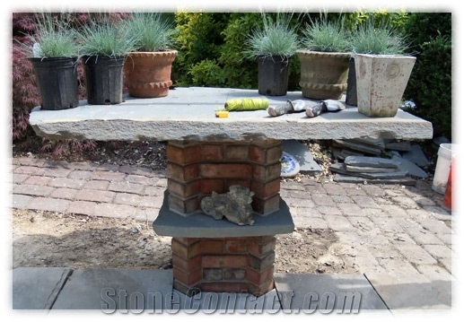Flagstone Patio Table Design