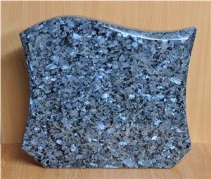 Blue Pearl Granite Gravestone