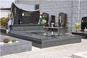 China Black Granite Tombstone
