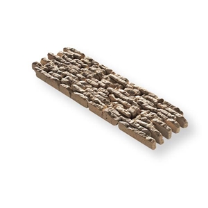 Atria Classic Travertine Split Face Mosaic, Beige Travertine Mosaic