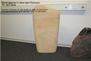 Fakse Sandstone Gravestone