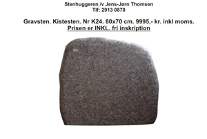 Red Bohus Egc Granite Gravestone
