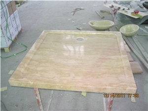 Beige Travertine Shower Tray