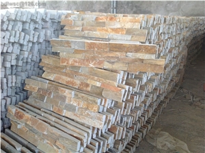 Slate Stone Wall Panel,Rust Slate Wall Cladding
