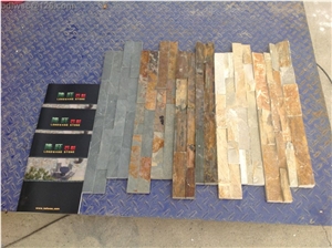 Slate Stone Wall Panel,Rust Slate Wall Cladding