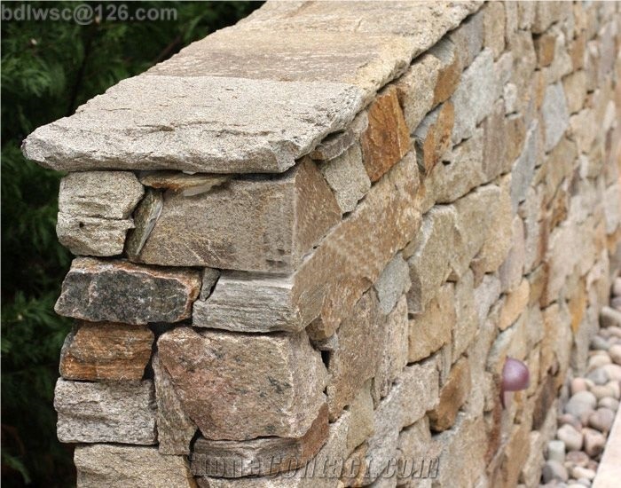 Yellow Granite Loose Sone, Lw-014 Yellow Granite Building & Walling
