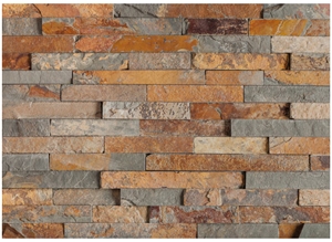 Tibet Multicolor Dark Slate Cultured Stone Wall Panel