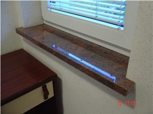 India Royal Red Granite Interior Sills