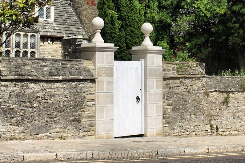 Gate Posts in Purbeck Inland Freestone Limestone