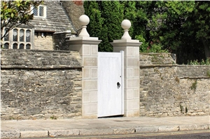 Gate Posts in Purbeck Inland Freestone Limestone