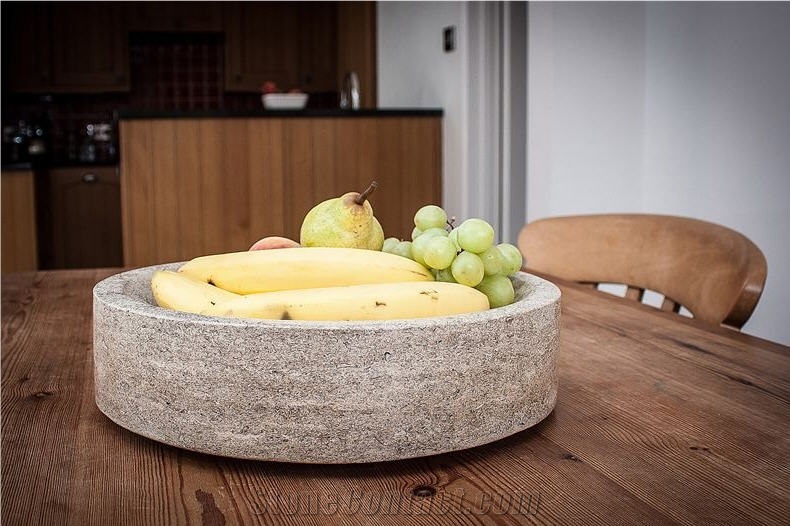 Purbeck Ragstone Limestone Fruit Bowl