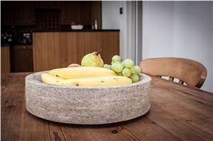 Purbeck Ragstone Limestone Fruit Bowl