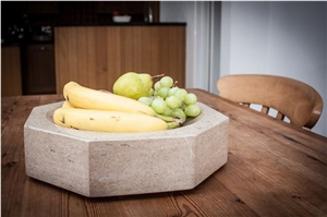 Purbeck Ragstone Limestone Fruit Bowl