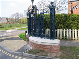 Portland Stone Limestone Wall Coping, Beige Limestone Wall Coping